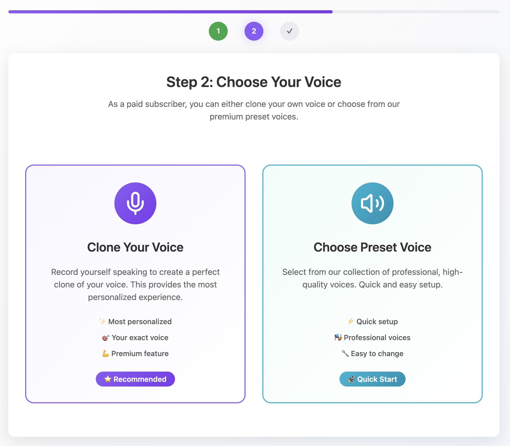 Step 2: Choose Your Voice
